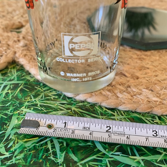 Warner brothers, Pepsi COLLECTOR SERIES YOSEMITE SAM drinking glass, EUC - Picture 7 of 8